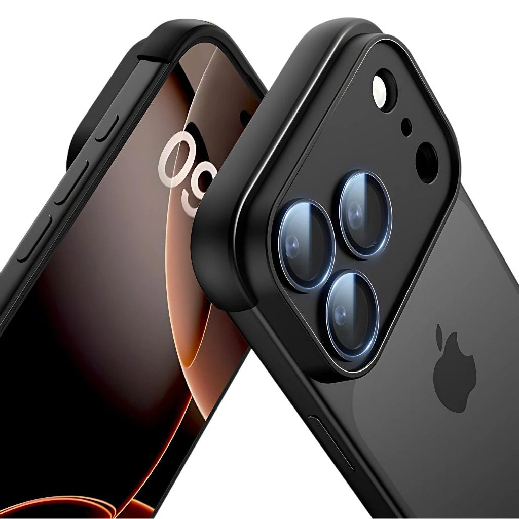 Phone Case Shock-Absorbing Raised Screen & Camera Edges