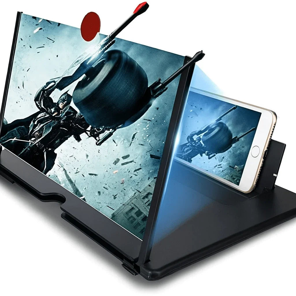 Phone Screen Magnifier 3–4× HD Fresnel Lens Foldable Design