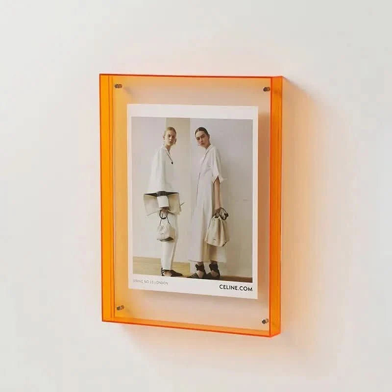 Photo Frame Transparent Acrylic Floating Effect