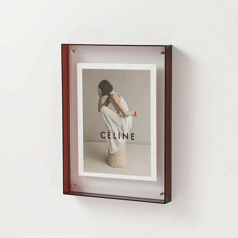 Photo Frame Transparent Acrylic Floating Effect