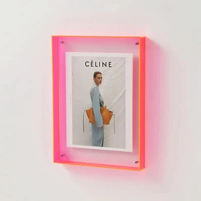 Photo Frame Transparent Acrylic Floating Effect