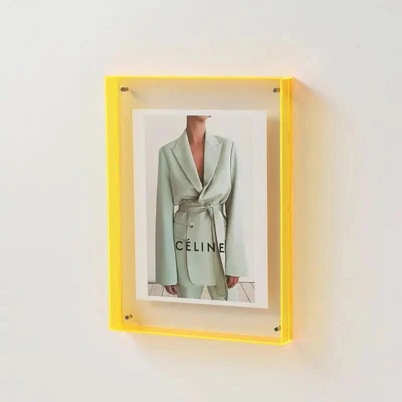 Photo Frame Transparent Acrylic Floating Effect