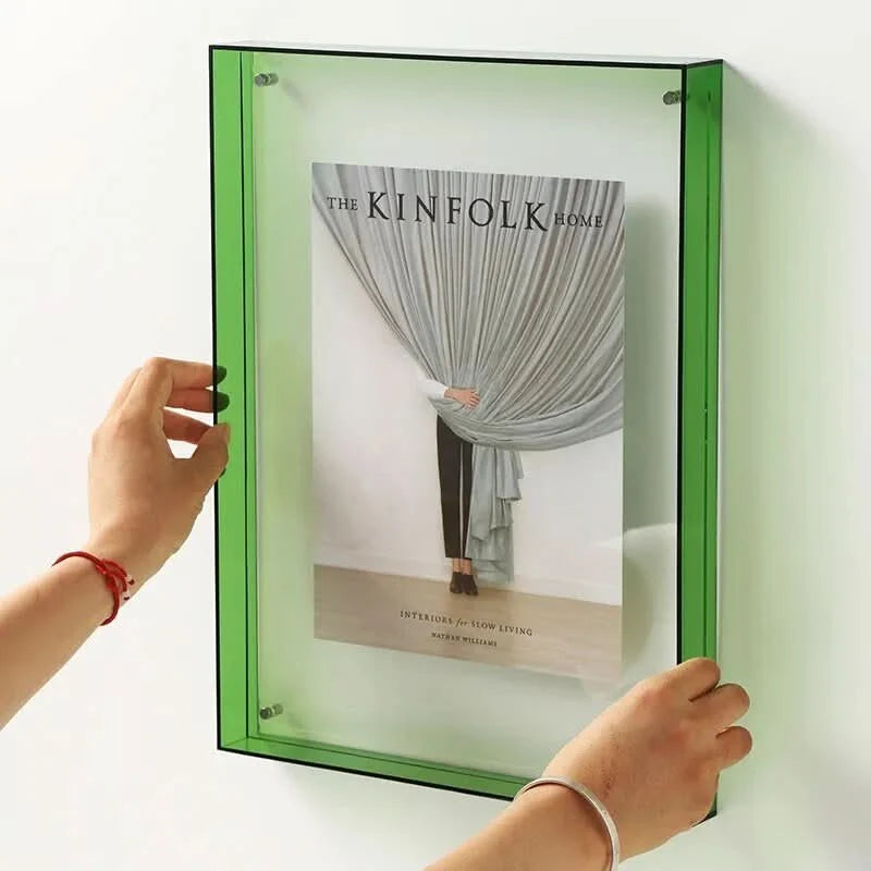 Photo Frame Transparent Acrylic Floating Effect
