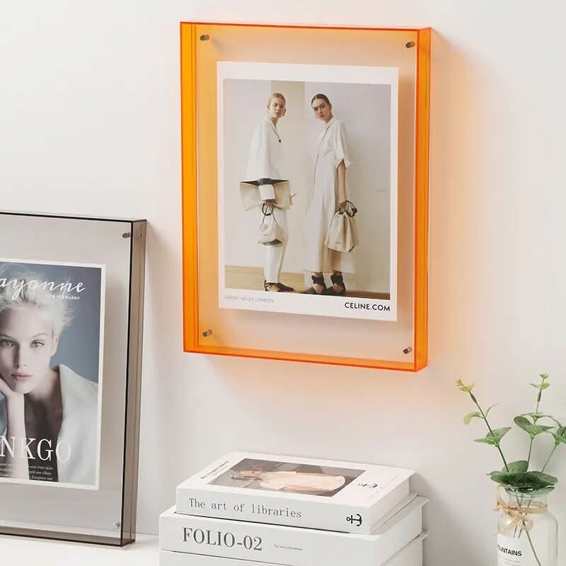 Photo Frame Transparent Acrylic Floating Effect