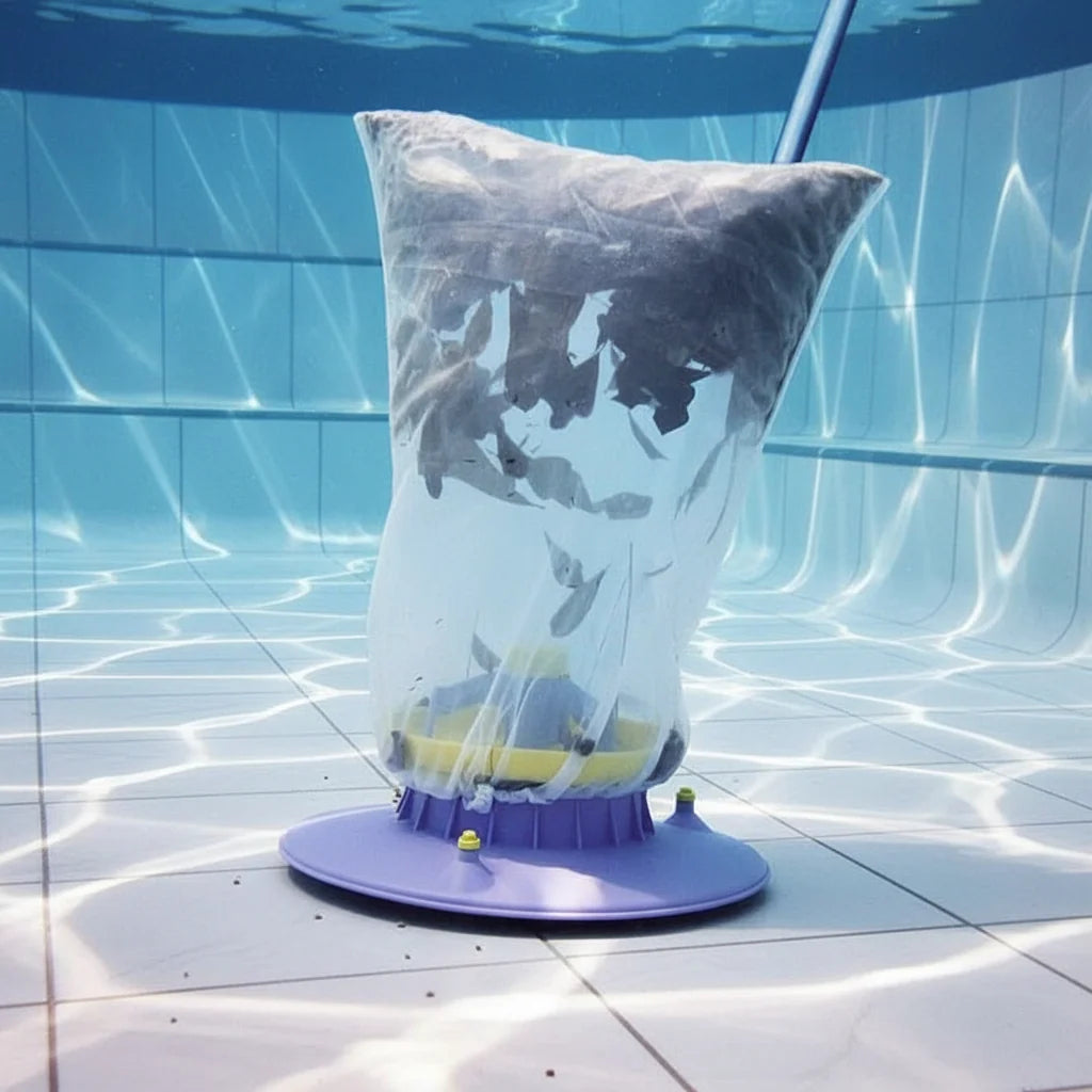 Pool Vacuum Cleaner Water-Powered Reusable Mesh Filter