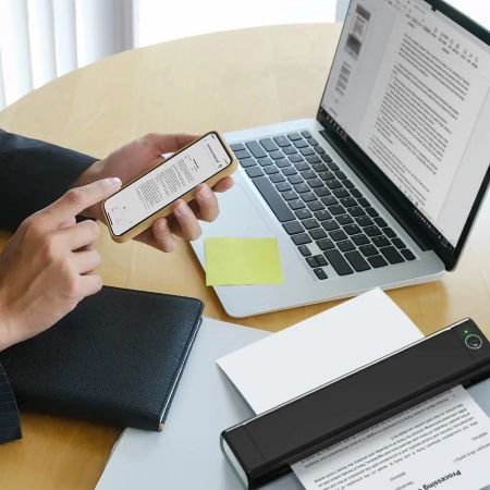 Portable Thermal Printer Letter-Size Wireless Ink-Free