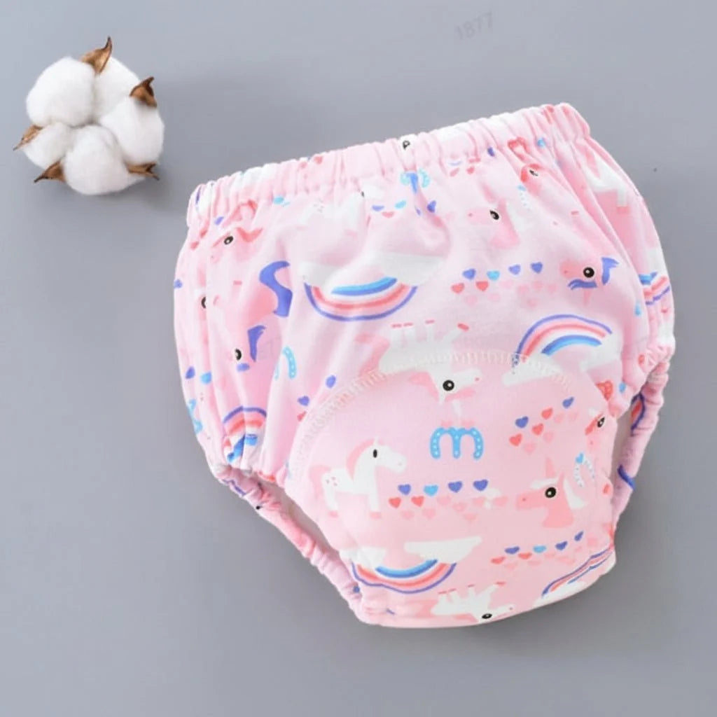 Potty Training Pants Soft Cotton Leak-Proof Machine Washable