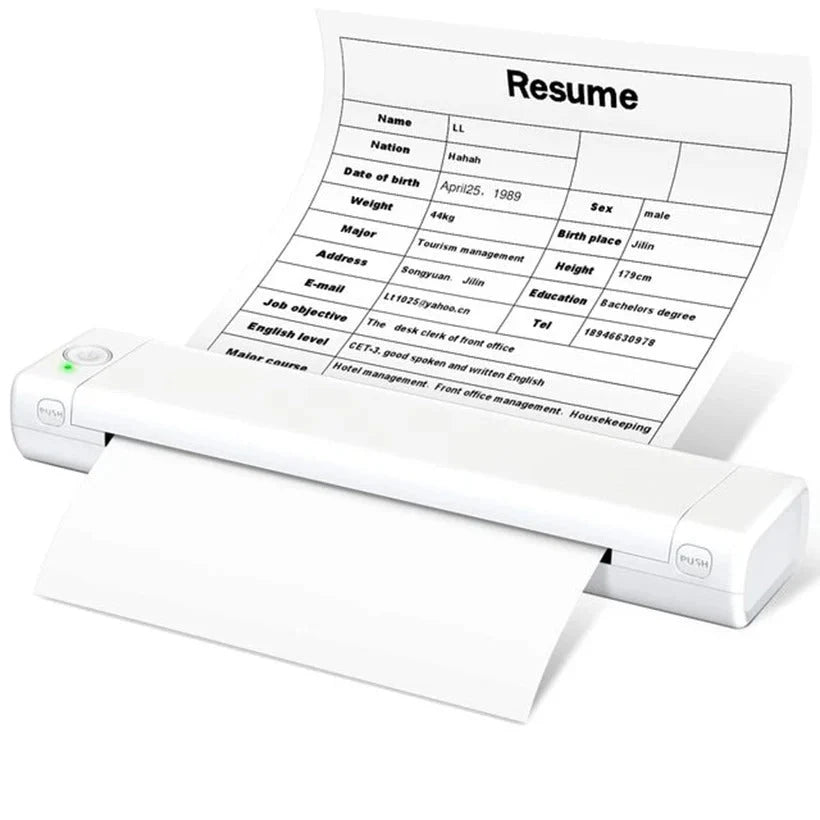 Printer A4 Wireless Thermal Ink-Free