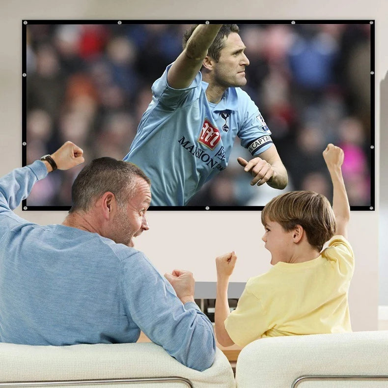Projection Screen Canvas Smooth Matte Indoor & Outdoor Use
