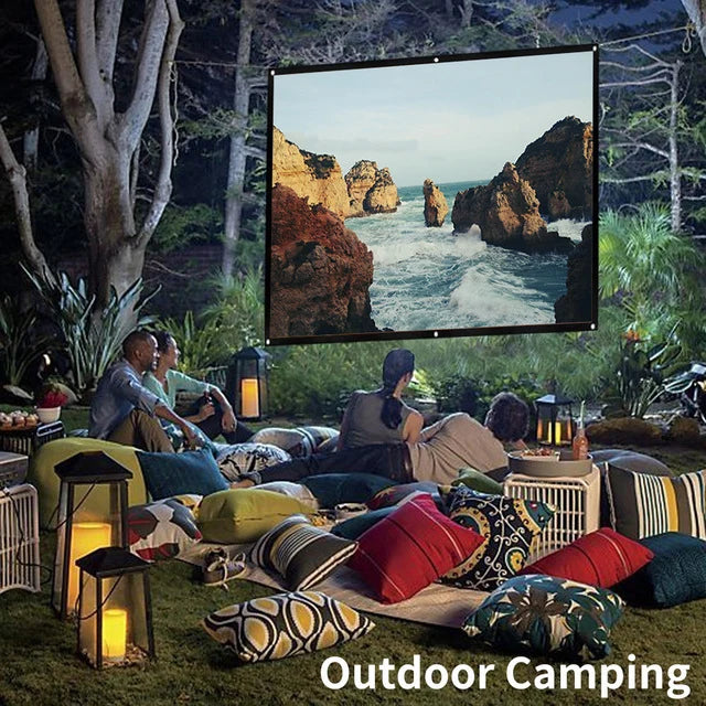 Projection Screen Canvas Smooth Matte Indoor & Outdoor Use