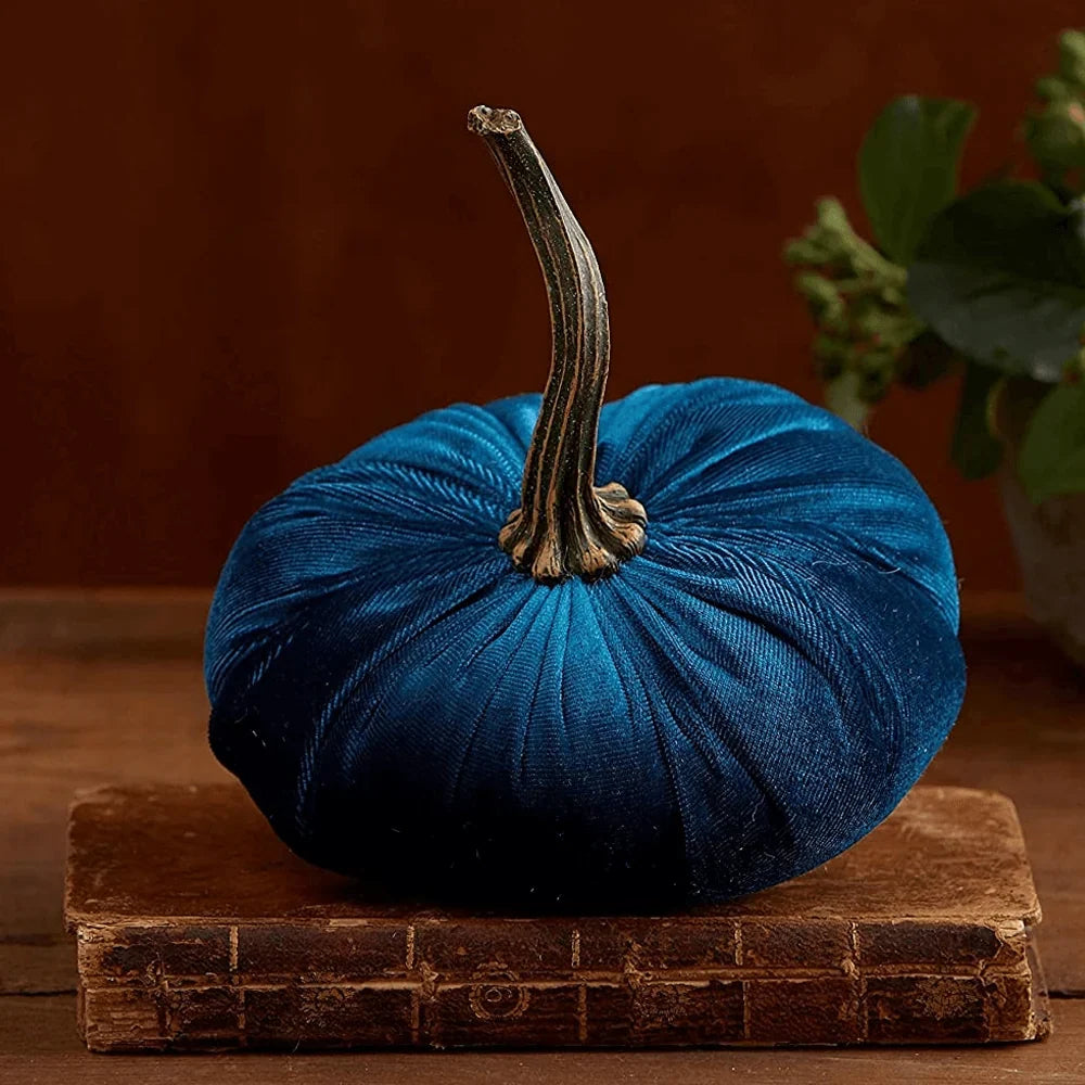 Pumpkin Cushion Plush Velvet Seasonal Decor