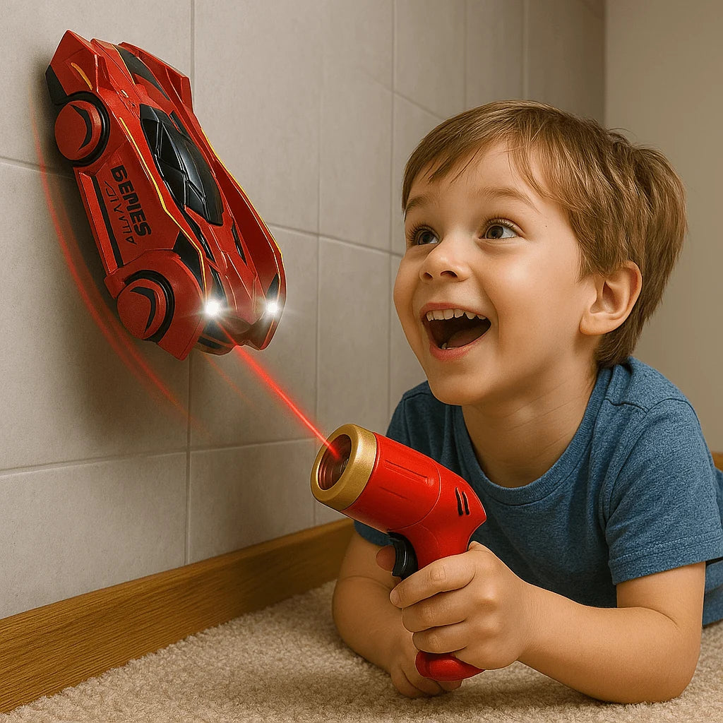RC Car Laser-Controlled Wall & Ceiling Climbing