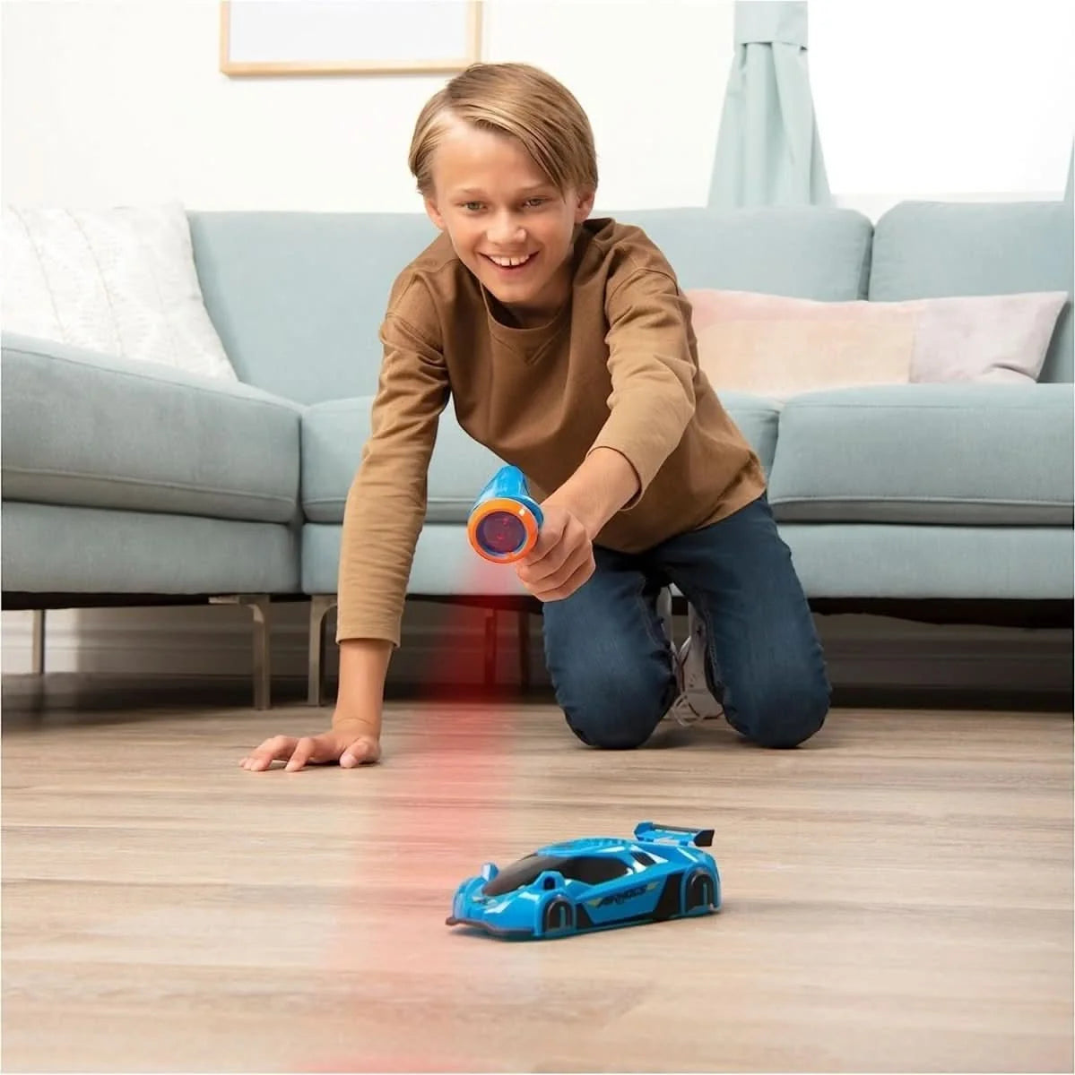 RC Car Laser-Controlled Wall & Ceiling Climbing