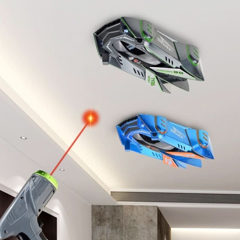 RC Car Laser-Controlled Wall & Ceiling Climbing