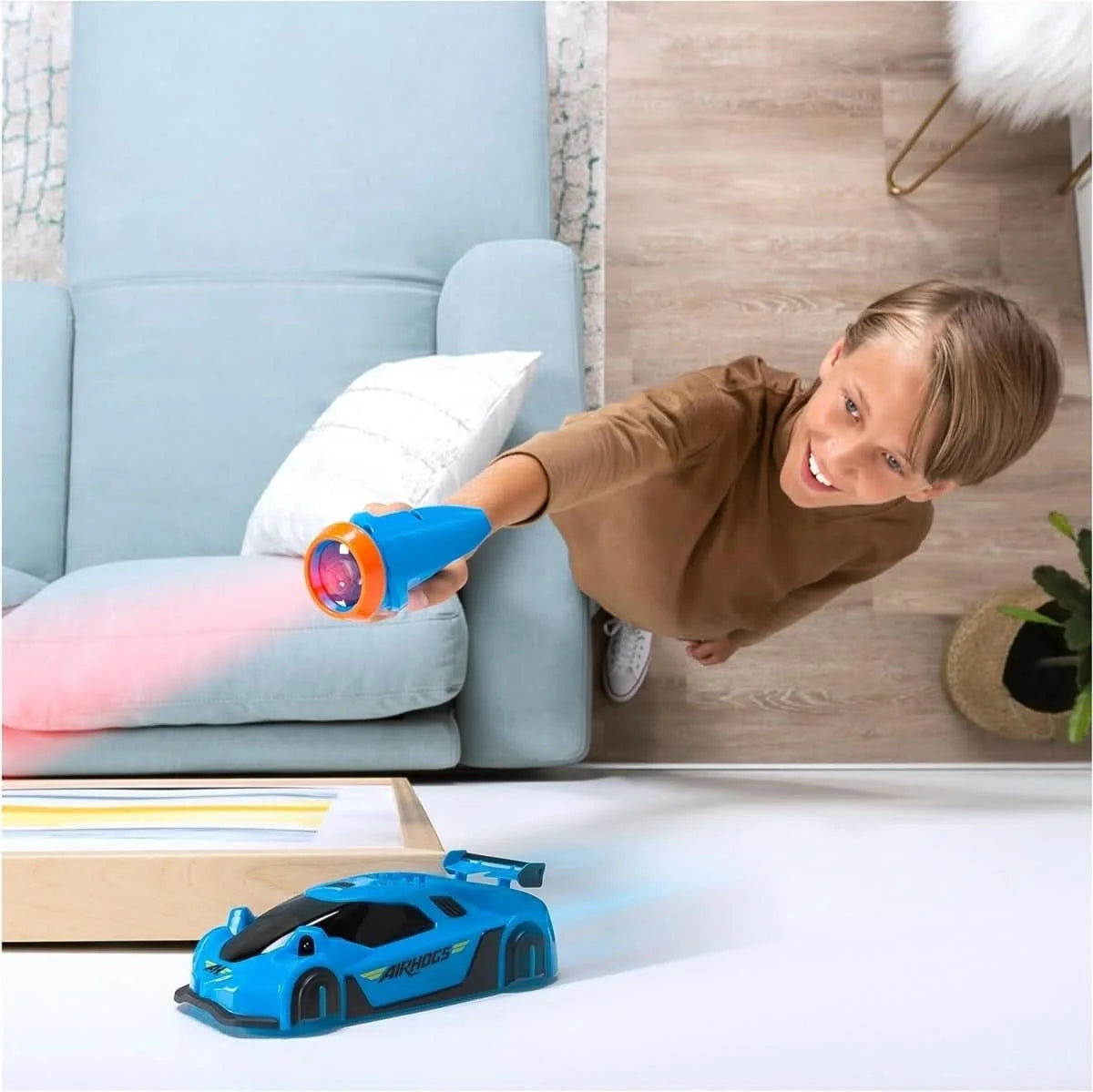 RC Car Laser-Controlled Wall & Ceiling Climbing