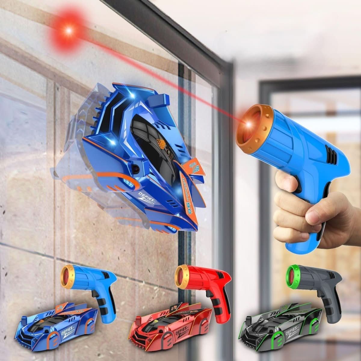 RC Car Laser-Controlled Wall & Ceiling Climbing