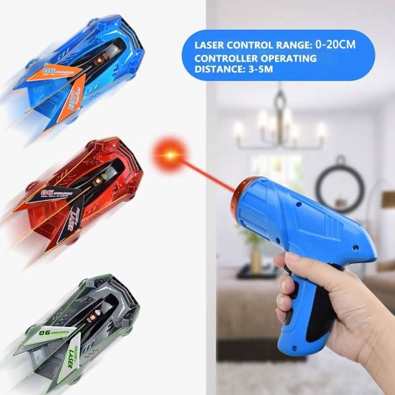 RC Car Laser-Controlled Wall & Ceiling Climbing