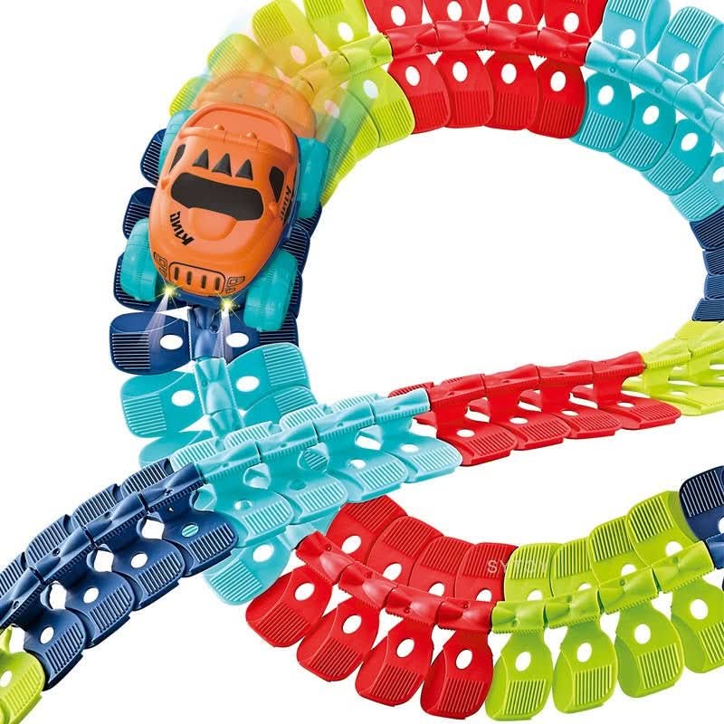 Race Track Set Flexible Pieces Curves & Loops