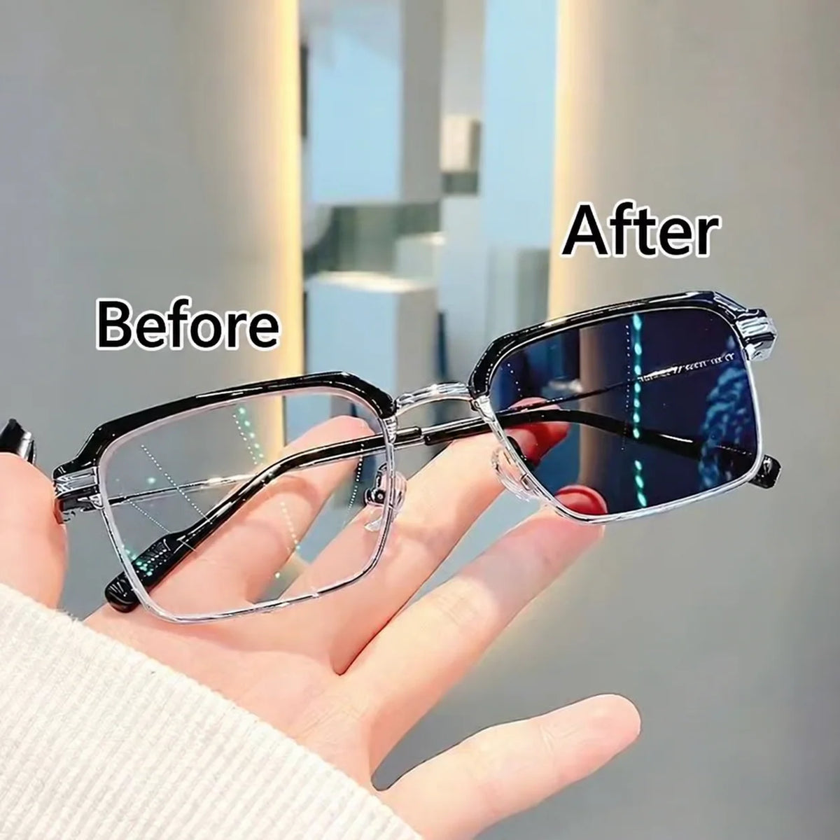Reading Glasses Auto-Focus Photochromic Blue Light Filtering