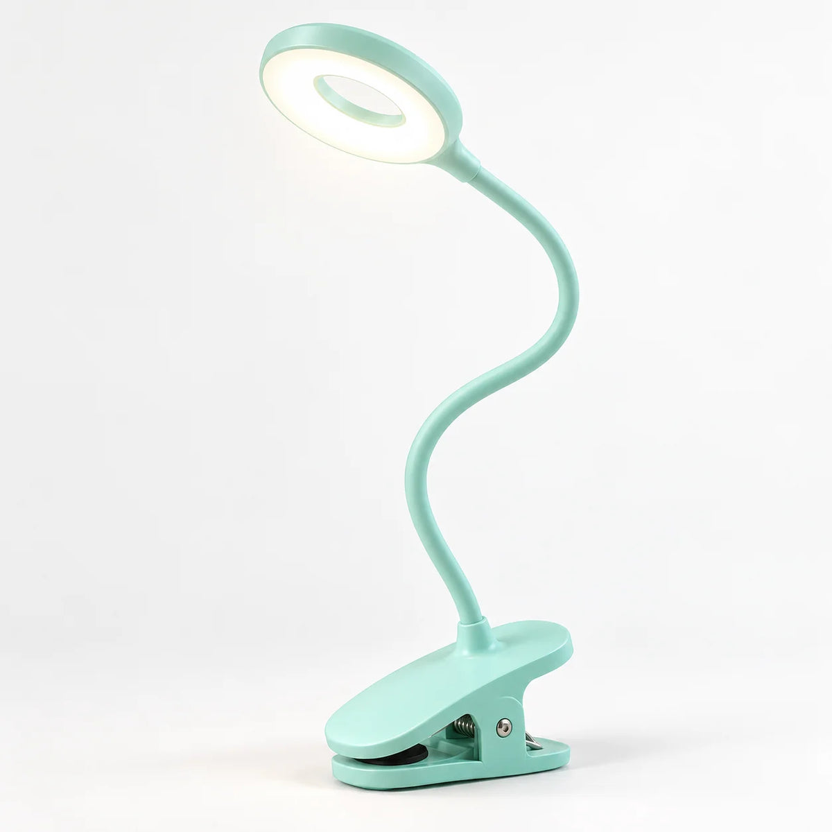 Reading Lamp Clip-On Dimmable LED USB Flexible Arm