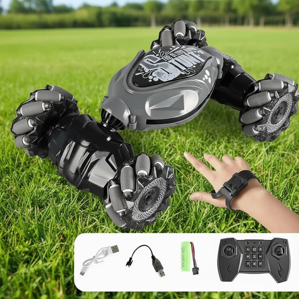 Remote-Controlled Car Gesture Control 360° Stunts LED Lights