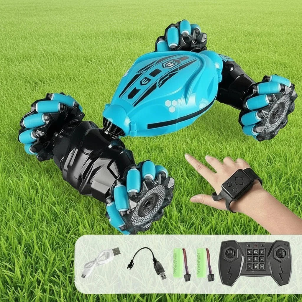 Remote-Controlled Car Gesture Control 360° Stunts LED Lights