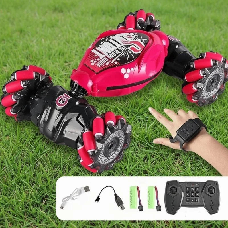 Remote-Controlled Car Gesture Control 360° Stunts LED Lights