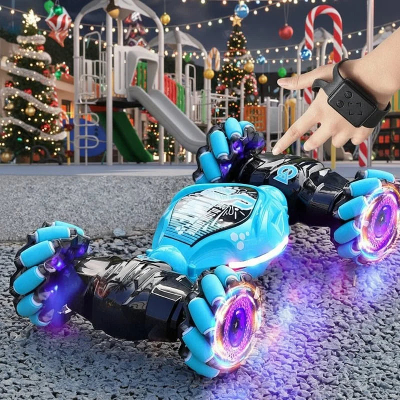 Remote-Controlled Car Gesture Control 360° Stunts LED Lights