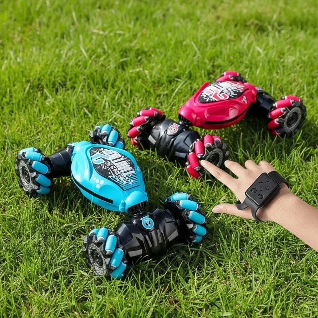 Remote-Controlled Car Gesture Control 360° Stunts LED Lights