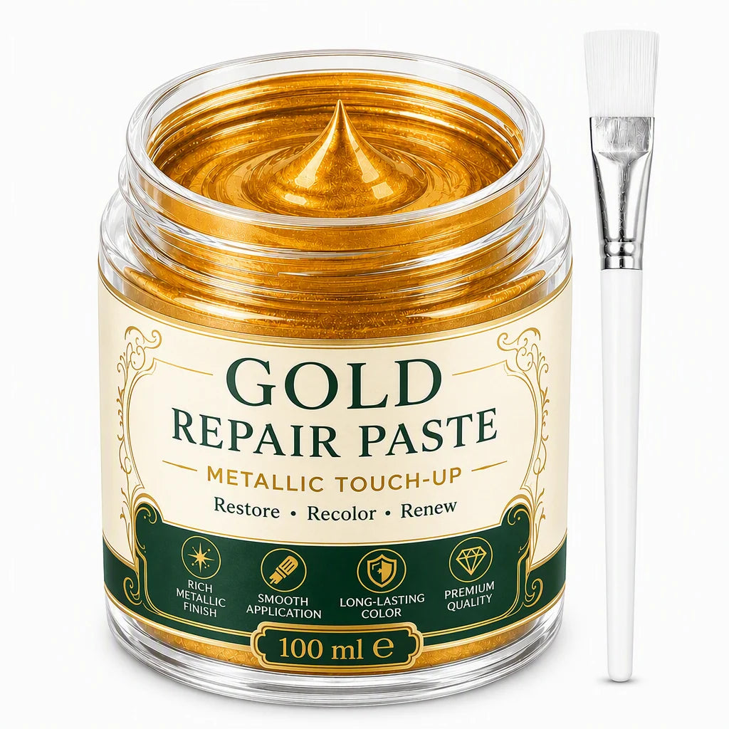 Repair Paste Metallic Gold Water-Resistant Finish