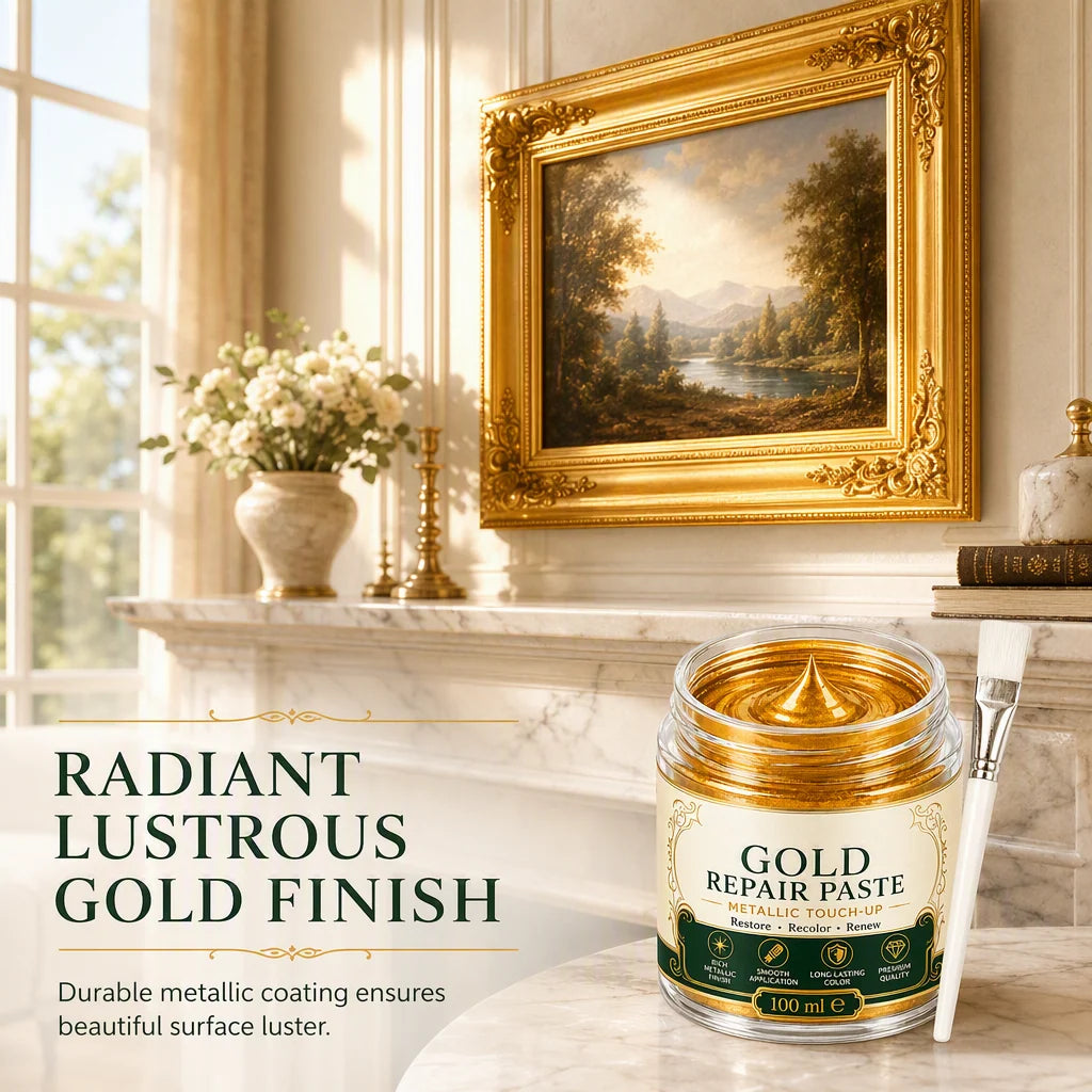 Repair Paste Metallic Gold Water-Resistant Finish