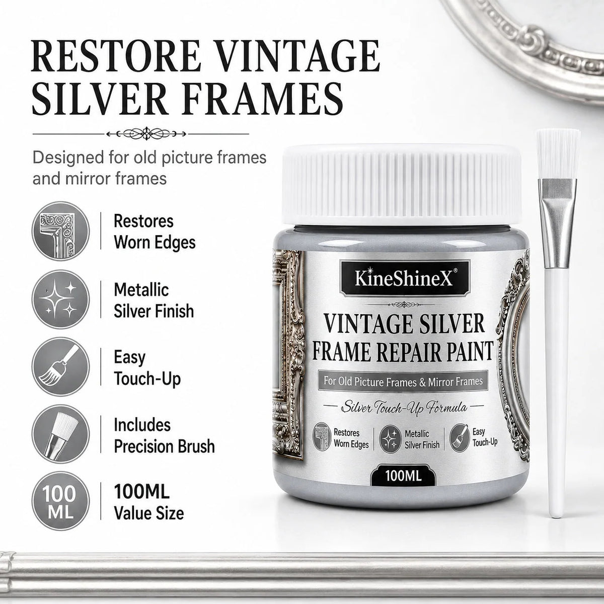 Repair Paste Metallic Gold Water-Resistant Finish