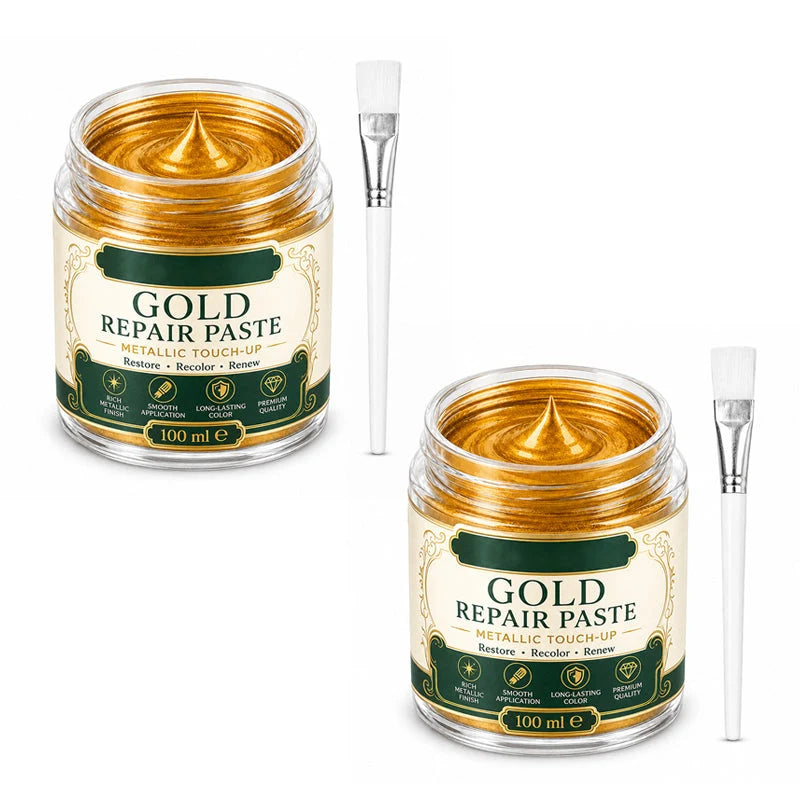 Repair Paste Metallic Gold Water-Resistant Finish