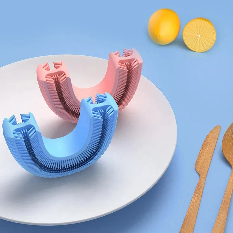 Replacement Toothbrush Head Ultra-Soft Silicone for U-Shaped Brushes
