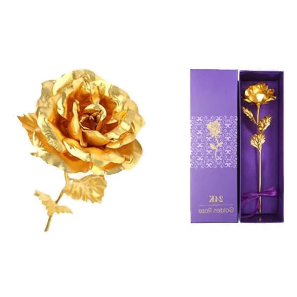 Rose 24K Gold Foil Plated Gift Box Included