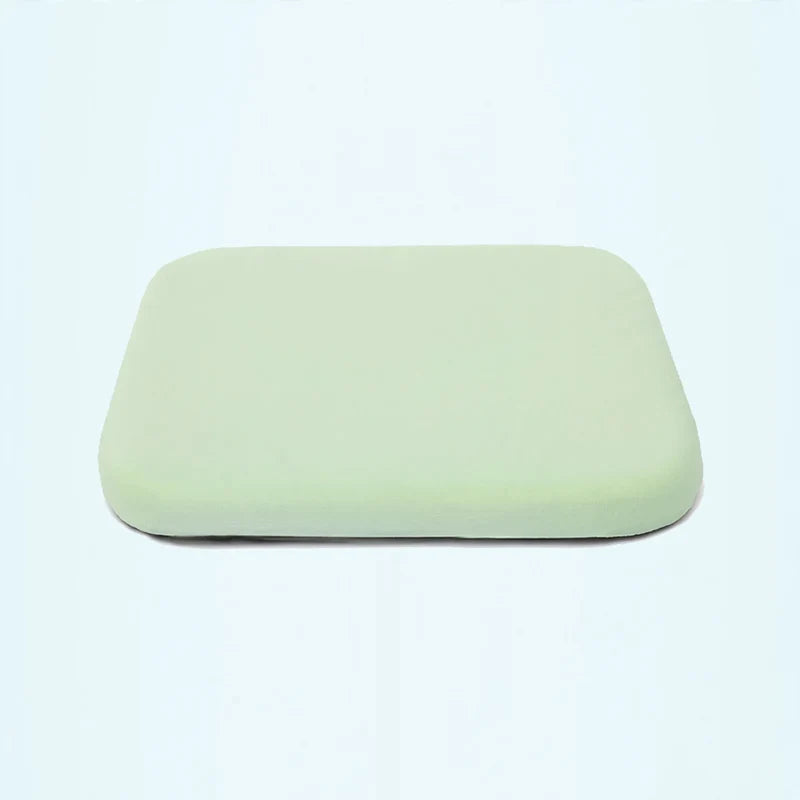 Seat Cushion Memory Foam Breathable Cotton-Blend Cover For Pressure Relief