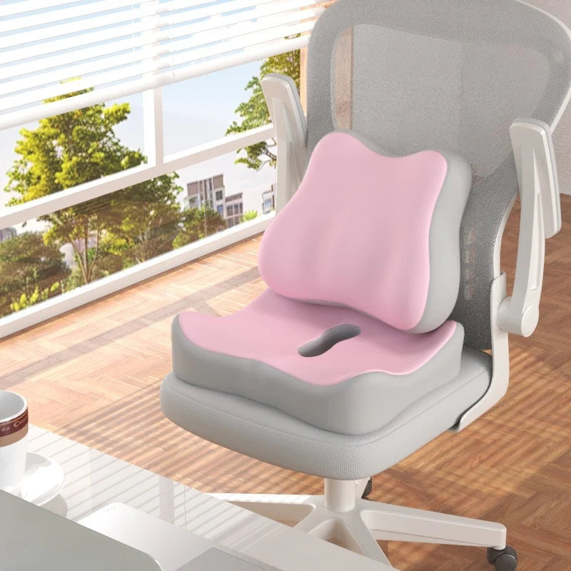Seat Cushion Memory Foam & Lumbar Support