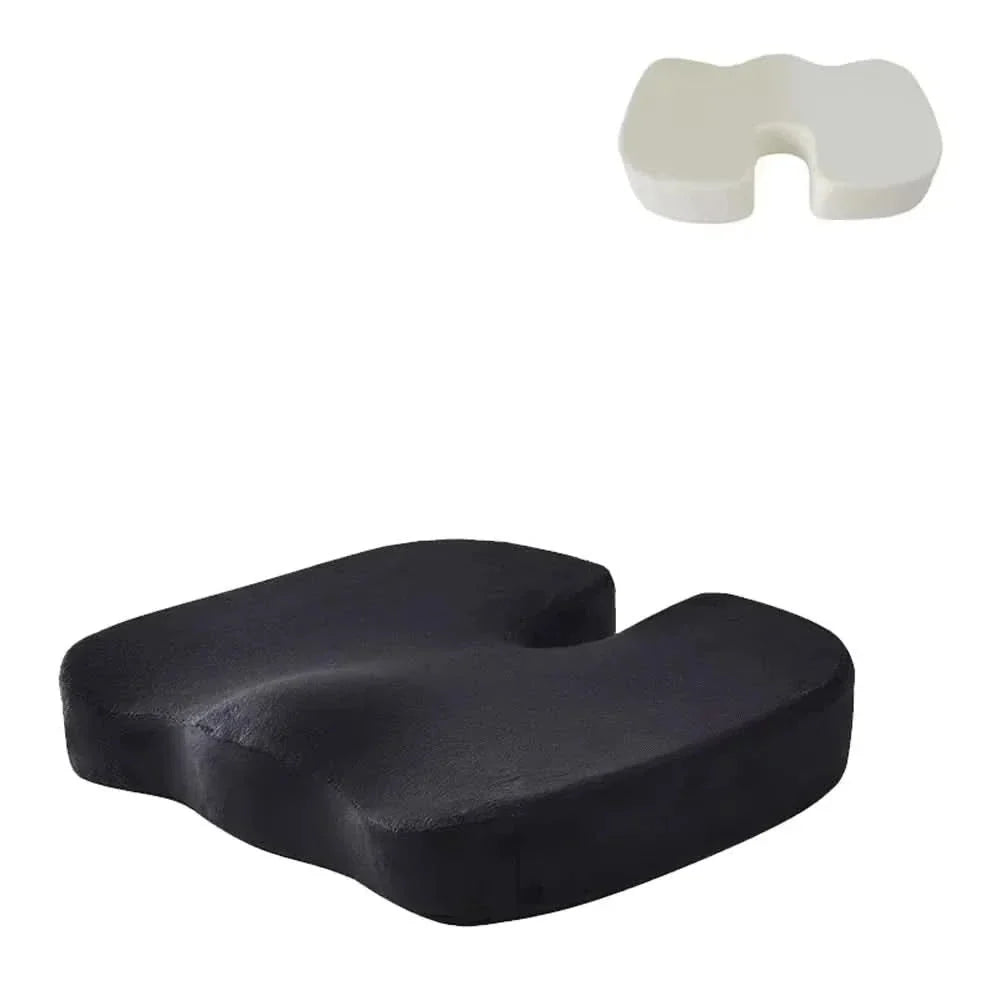 Seat Cushion U-Shaped Memory Foam Removable Washable Cover
