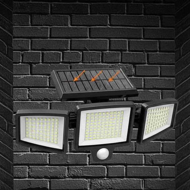 Security Light Solar-Powered Motion-Activated 2500 Lumens