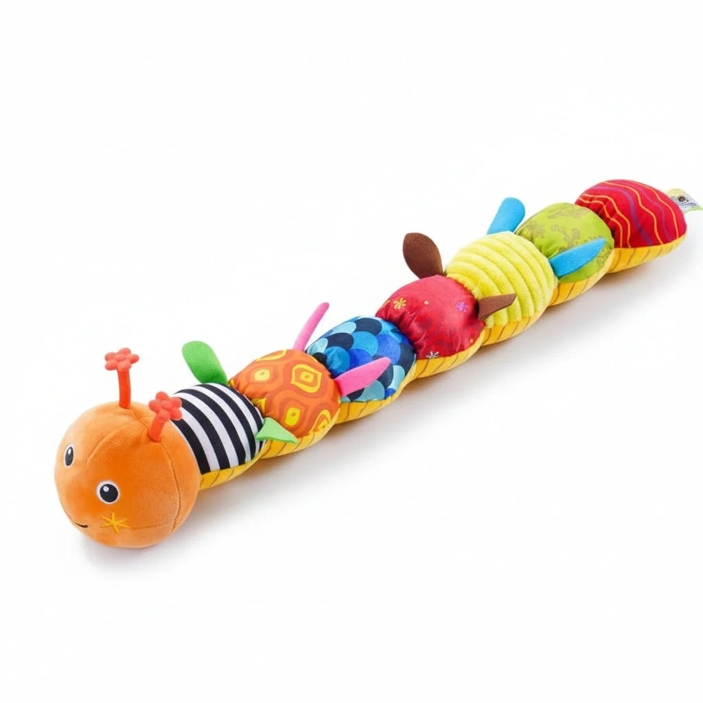 Sensory Caterpillar Toy Soft Plush With Gentle Melodies