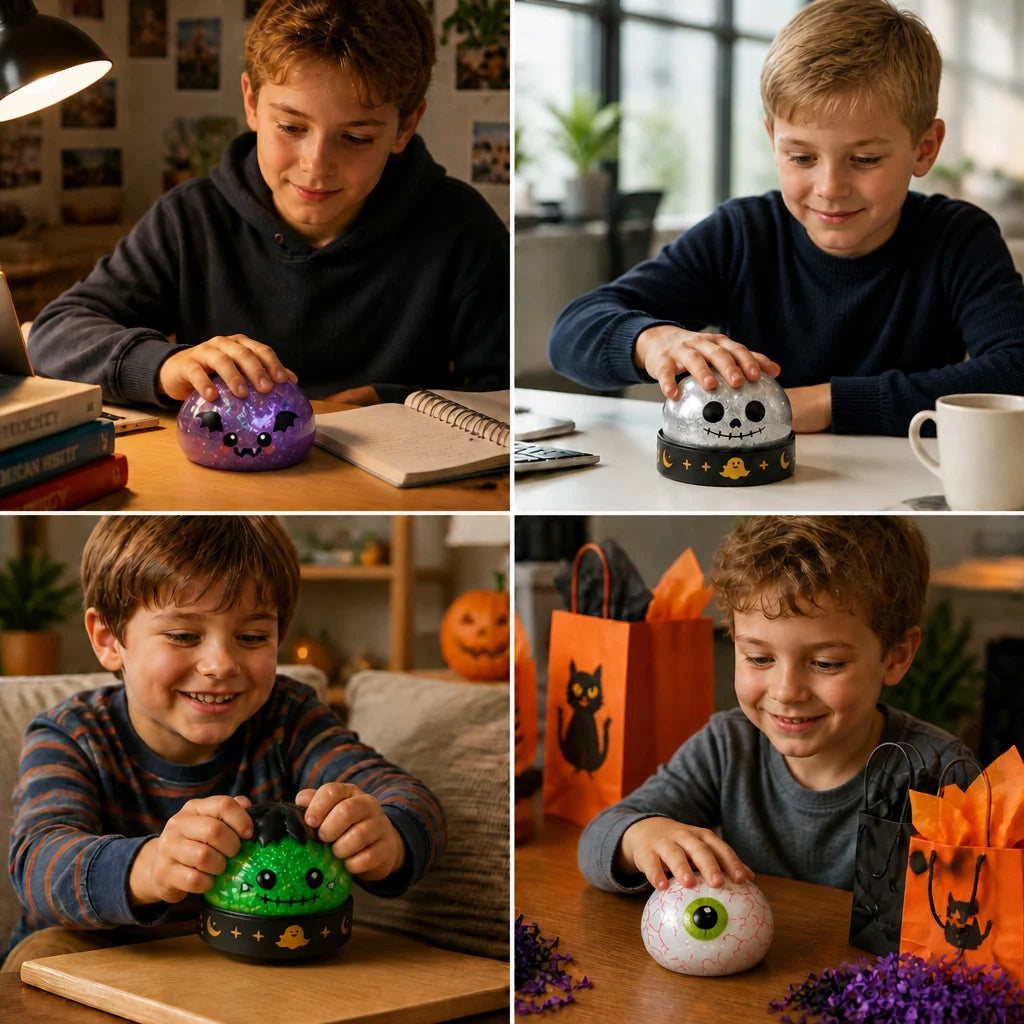 Sensory Squeeze Toy Soft Halloween Character Designs For Stress Relief