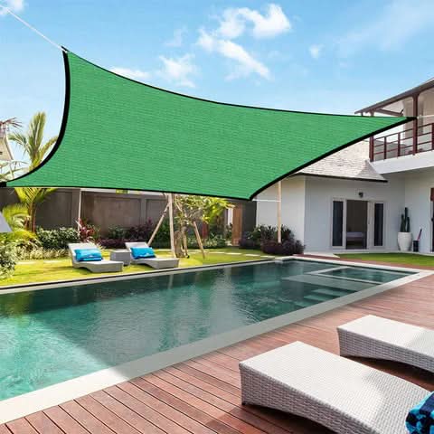 Shade Sail Waterproof Polyester 98% Shade Rate