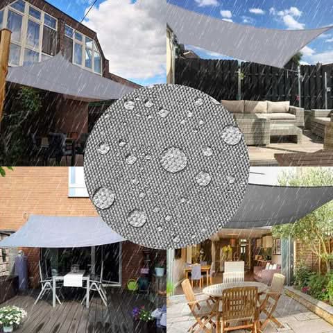 Shade Sail Waterproof Polyester 98% Shade Rate