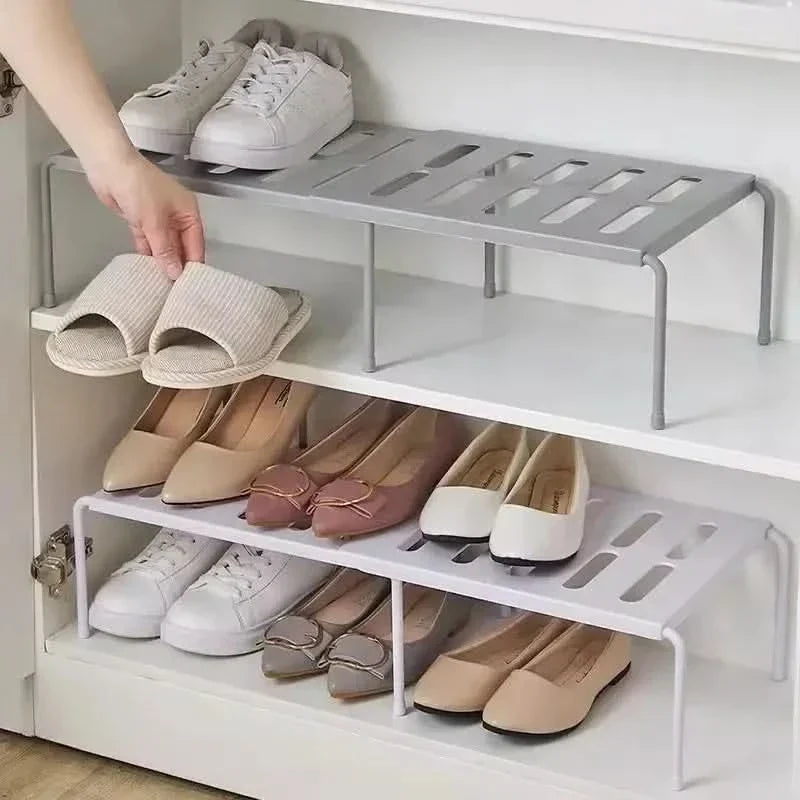 Shoe Rack Adjustable Expandable Tool-Free Assembly