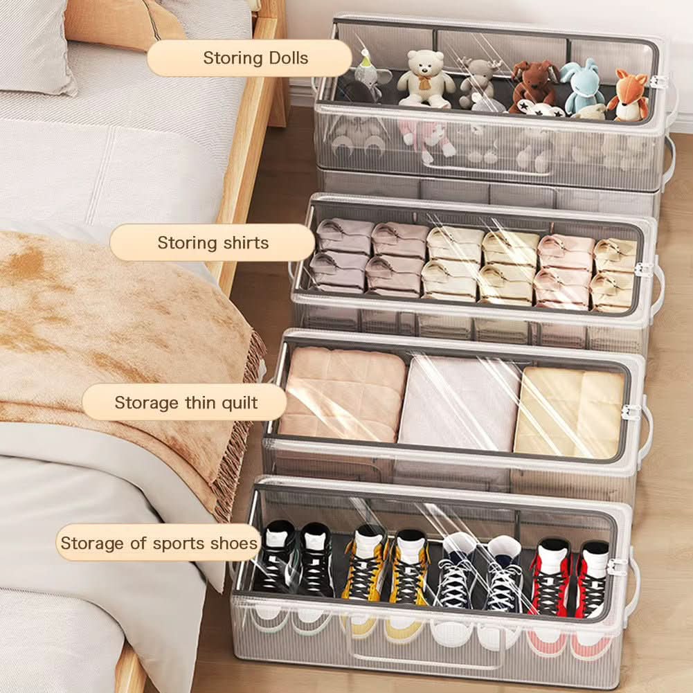Shoe Storage Box Stackable Clear Ventilated