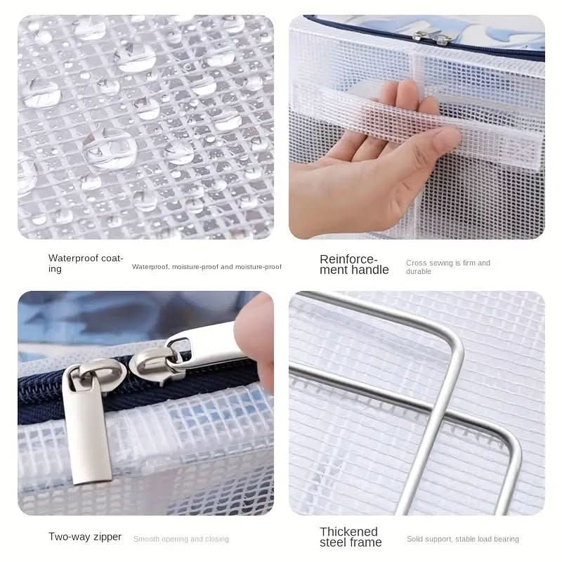 Shoe Storage Box Stackable Clear Ventilated