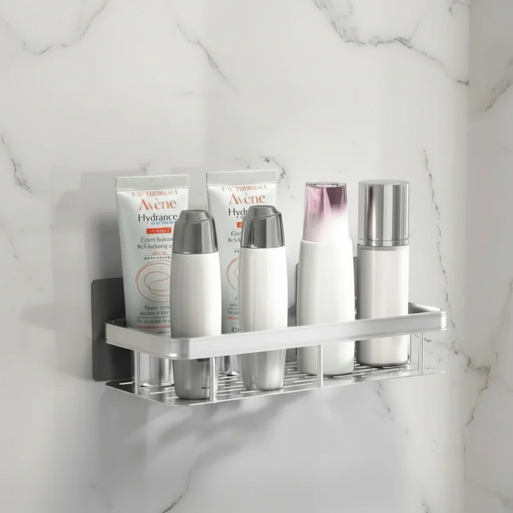 Shower Caddy Stainless Steel No-Drill Adhesive Mount