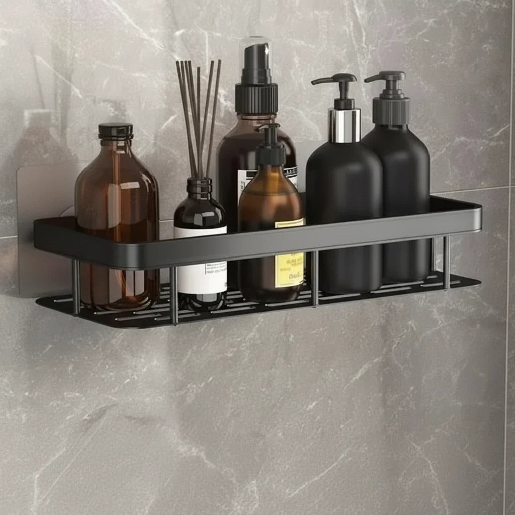 Shower Caddy Stainless Steel No-Drill Adhesive Mount