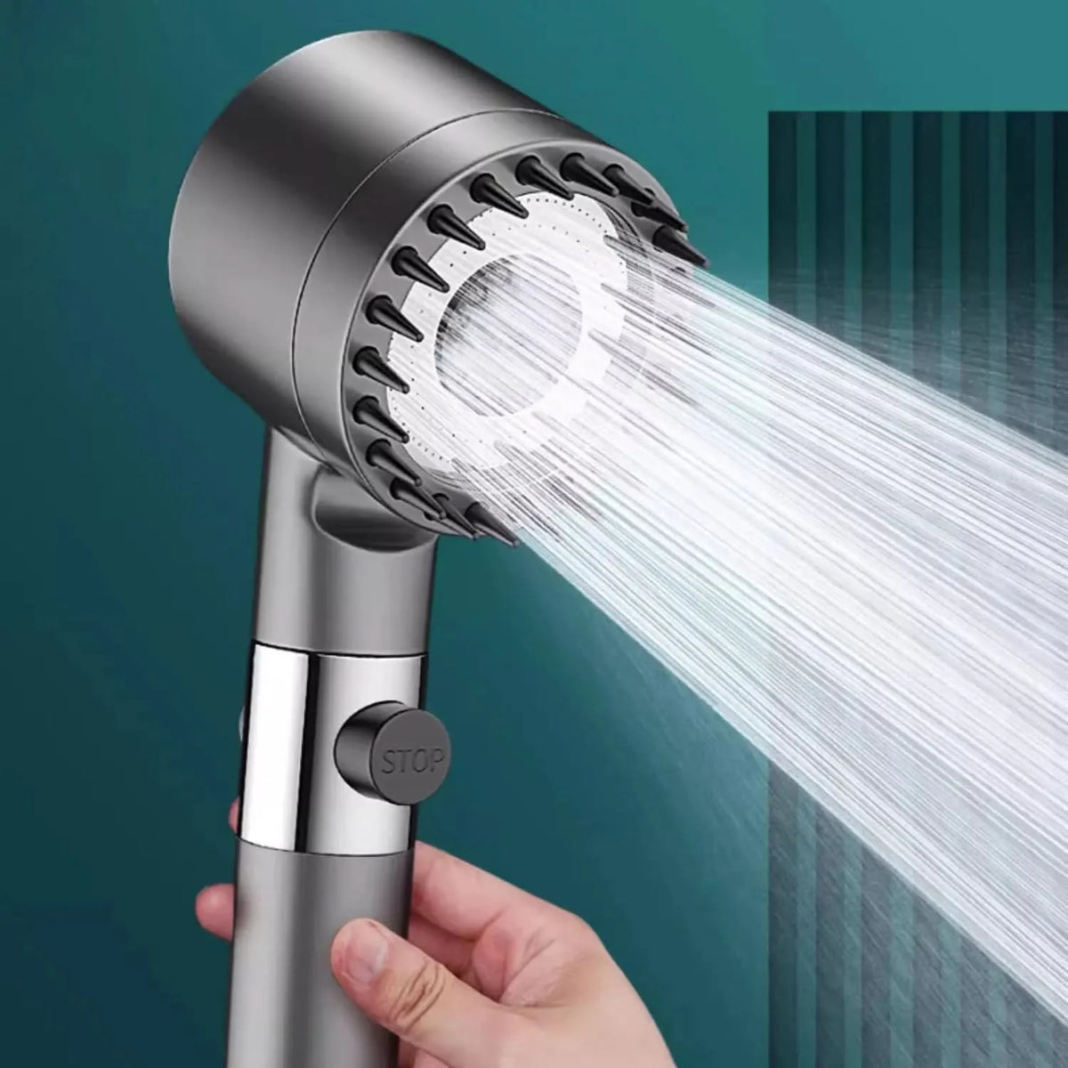Shower Head High-Pressure Replaceable Filter Massage Function