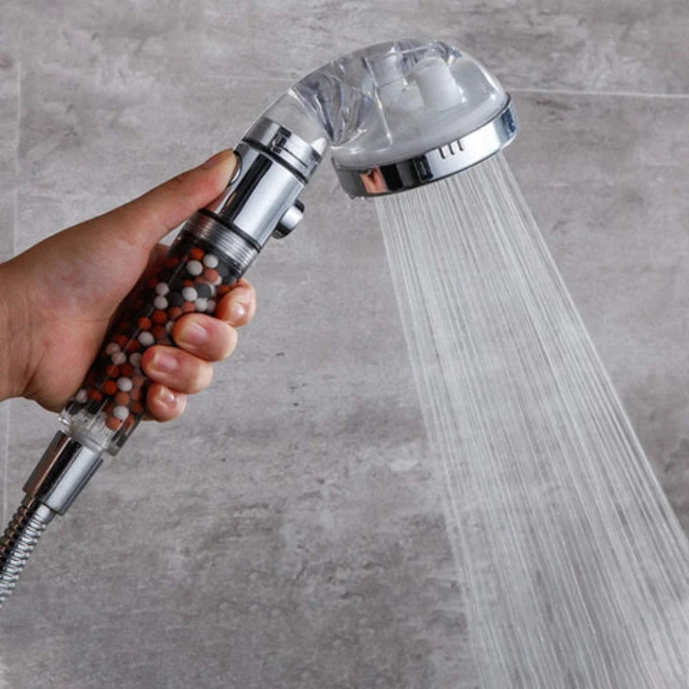 Shower Head Mineral Filter 3 Spray Modes